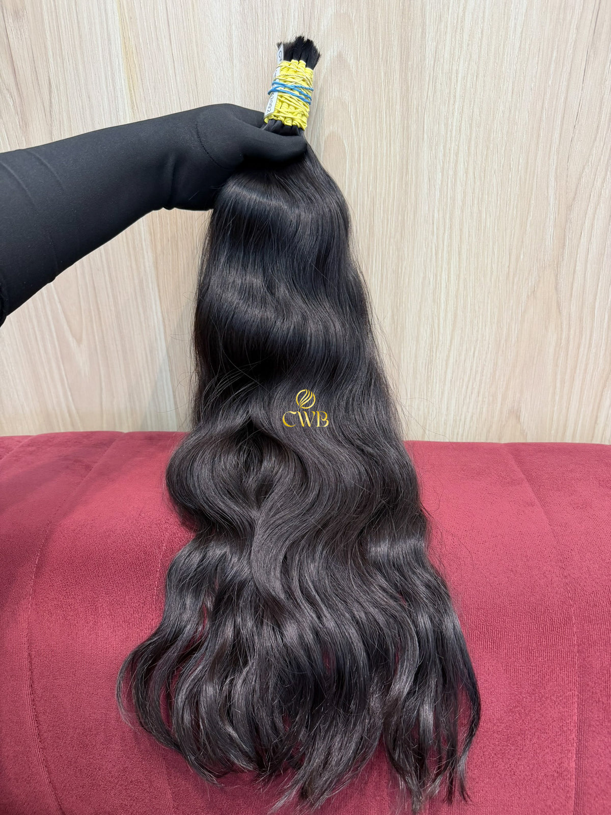 Cabelo Castanho Natural Médio 62cm 191g Brasileiro do Sul