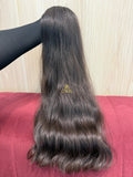 Cabelo Castanho Natural Médio 61cm 113g Brasileiro do Sul