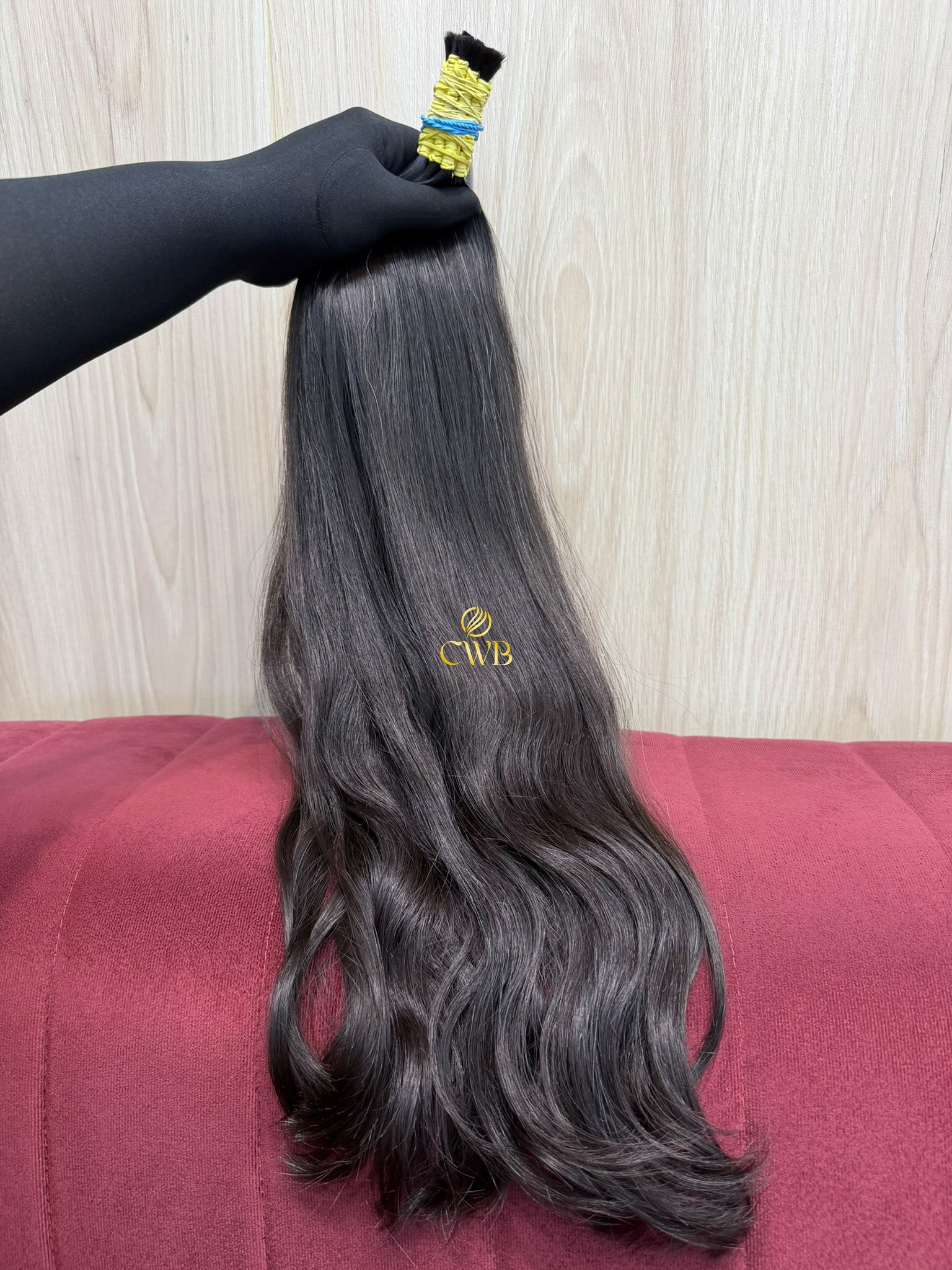 Cabelo Castanho Natural Médio 62cm 141g Brasileiro do Sul