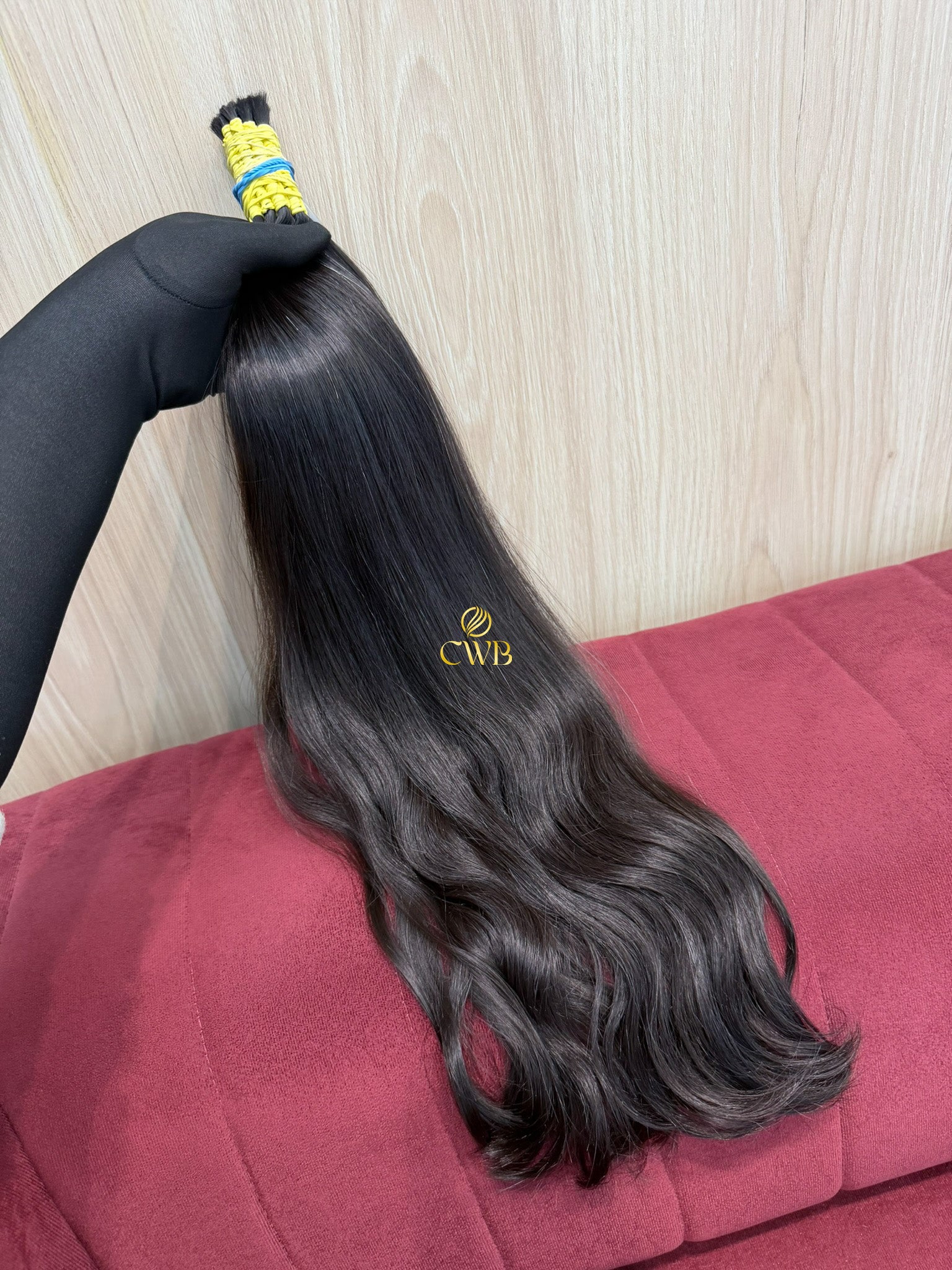 Cabelo Castanho Natural Médio 62cm 141g Brasileiro do Sul