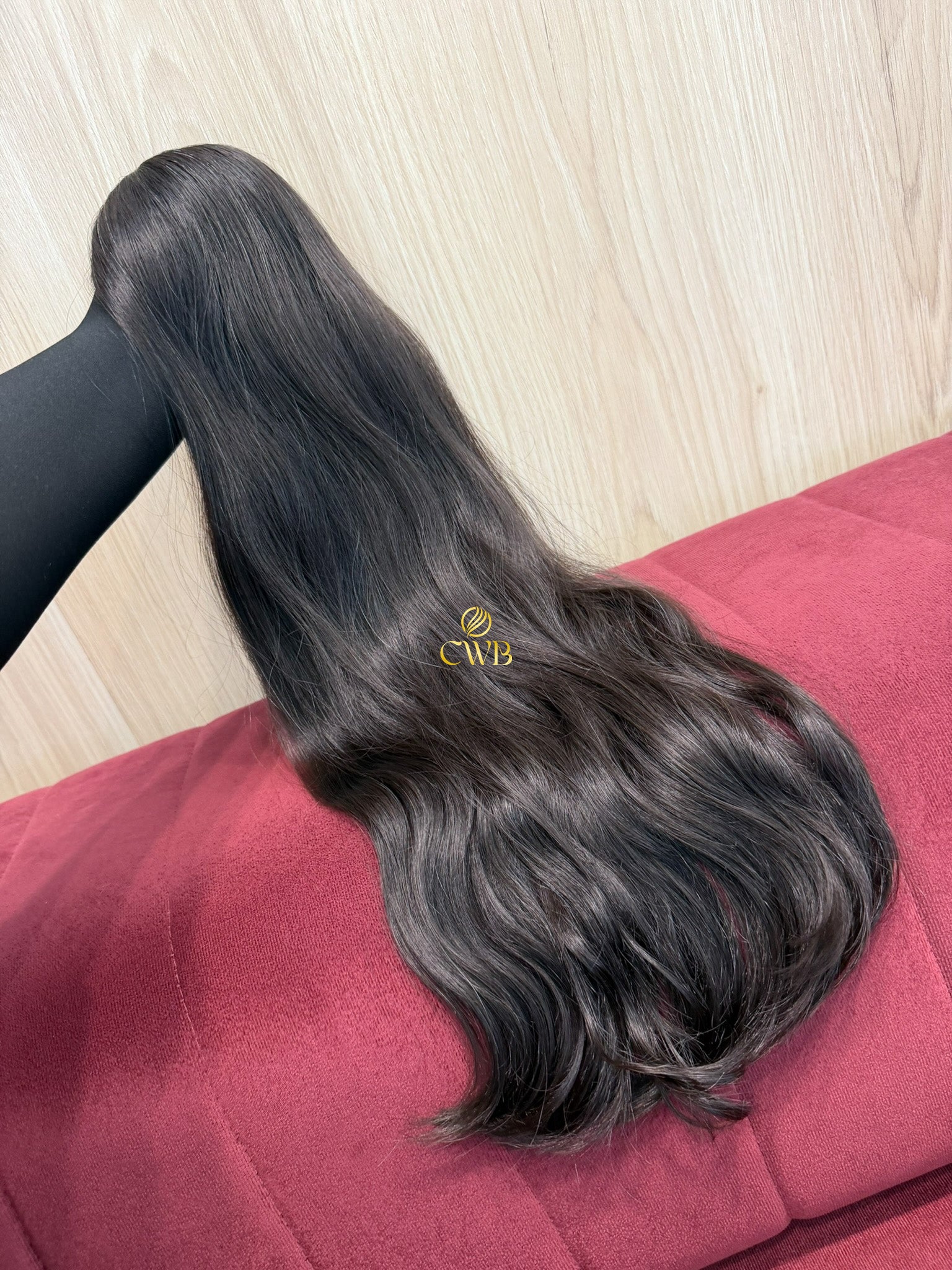 Cabelo Castanho Natural Médio 62cm 141g Brasileiro do Sul