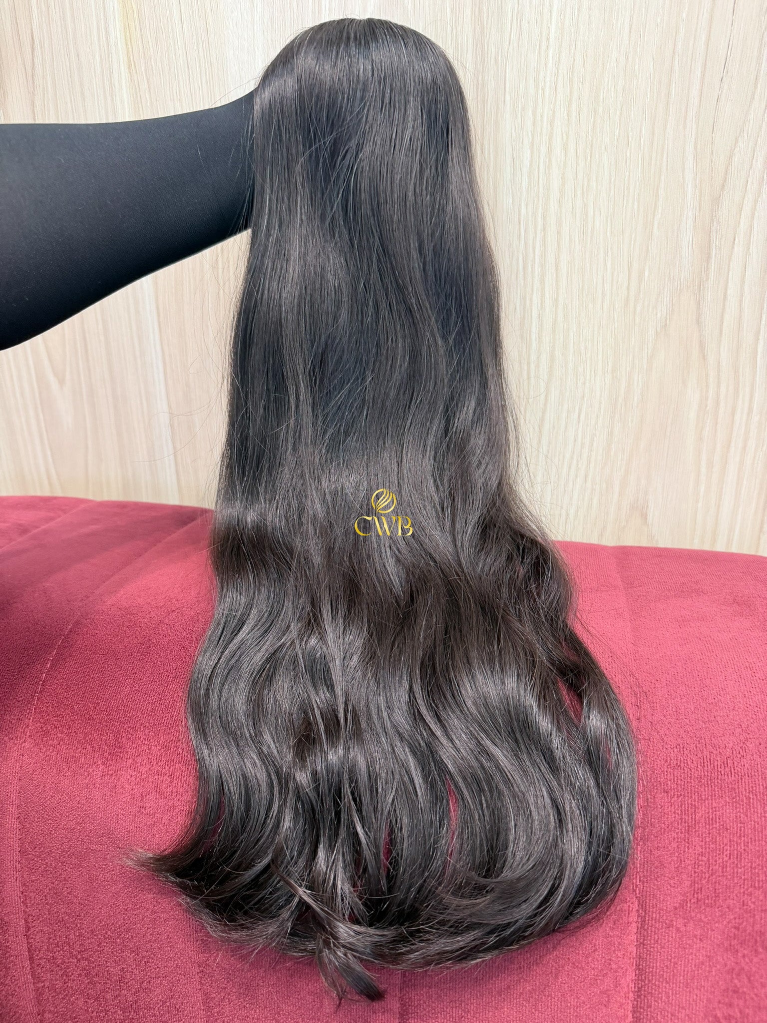 Cabelo Castanho Natural Médio 62cm 141g Brasileiro do Sul
