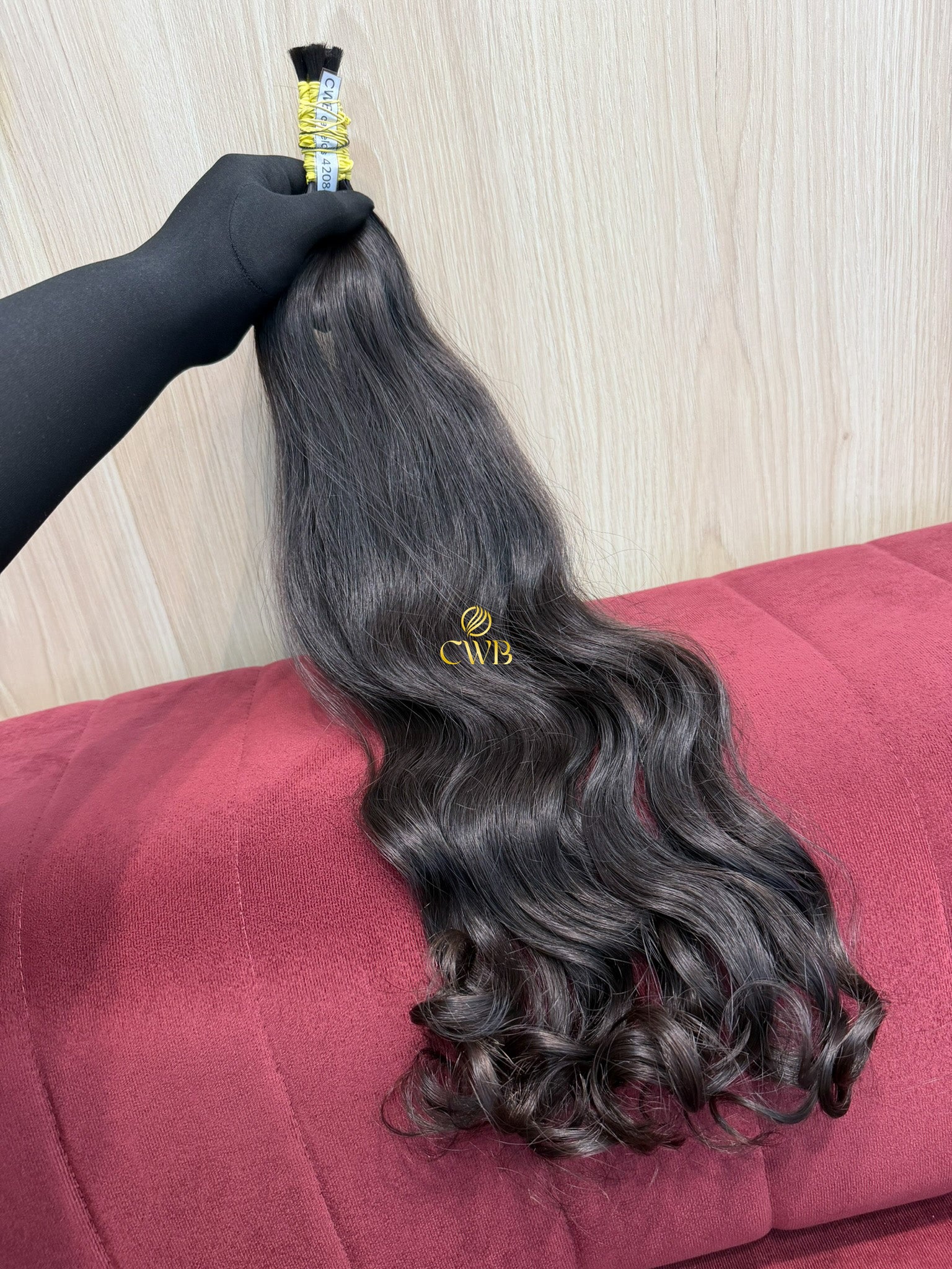 Cabelo Castanho Natural Médio 56cm 91g Brasileiro do Sul