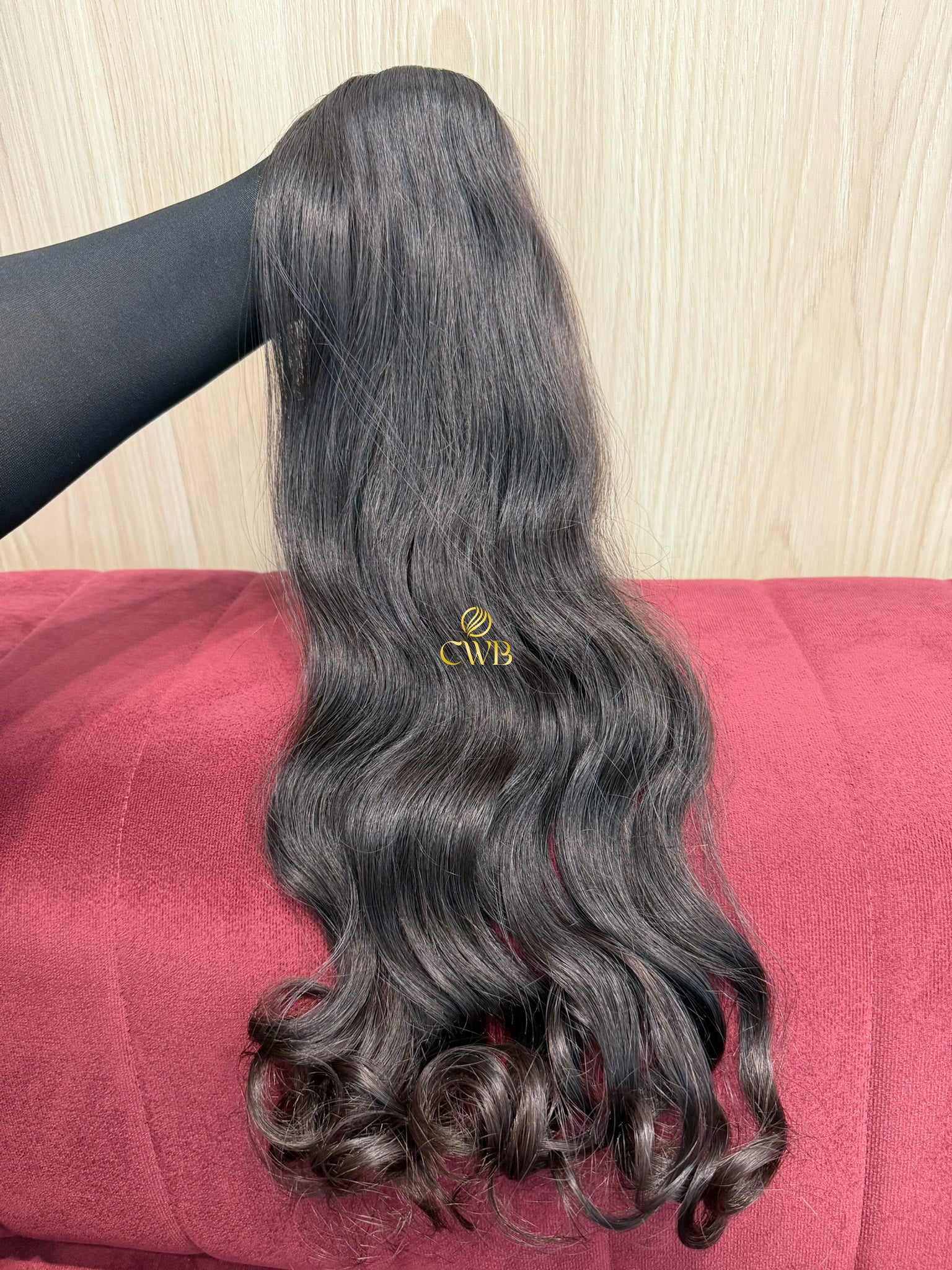 Cabelo Castanho Natural Médio 56cm 91g Brasileiro do Sul