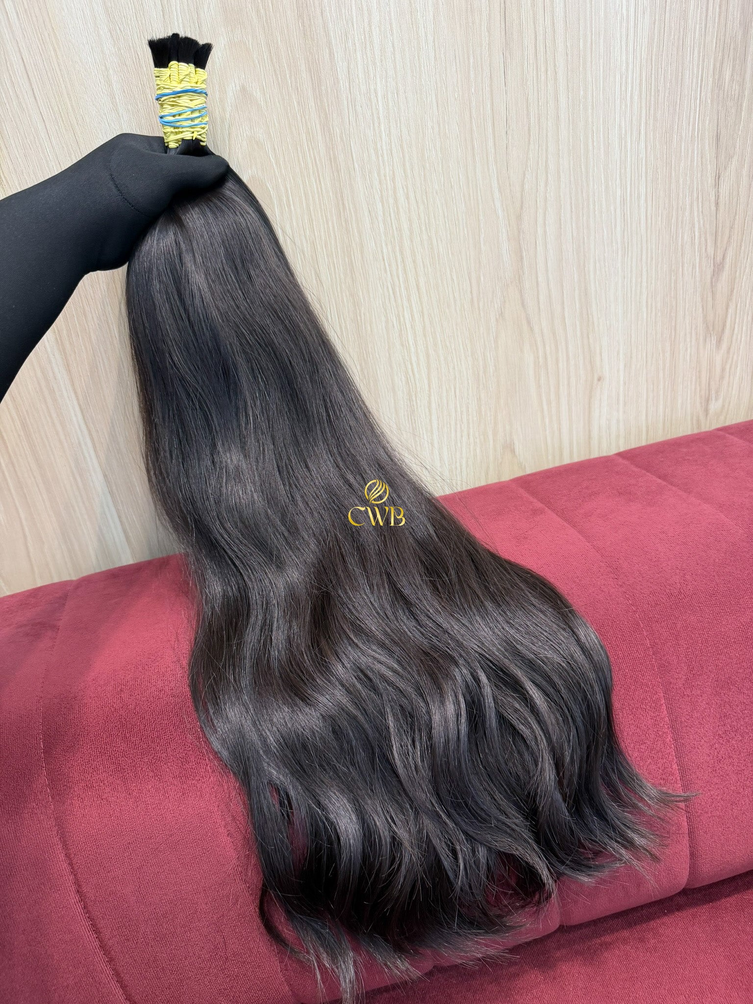 Cabelo Castanho Natural Médio 67cm 253g Brasileiro do Sul