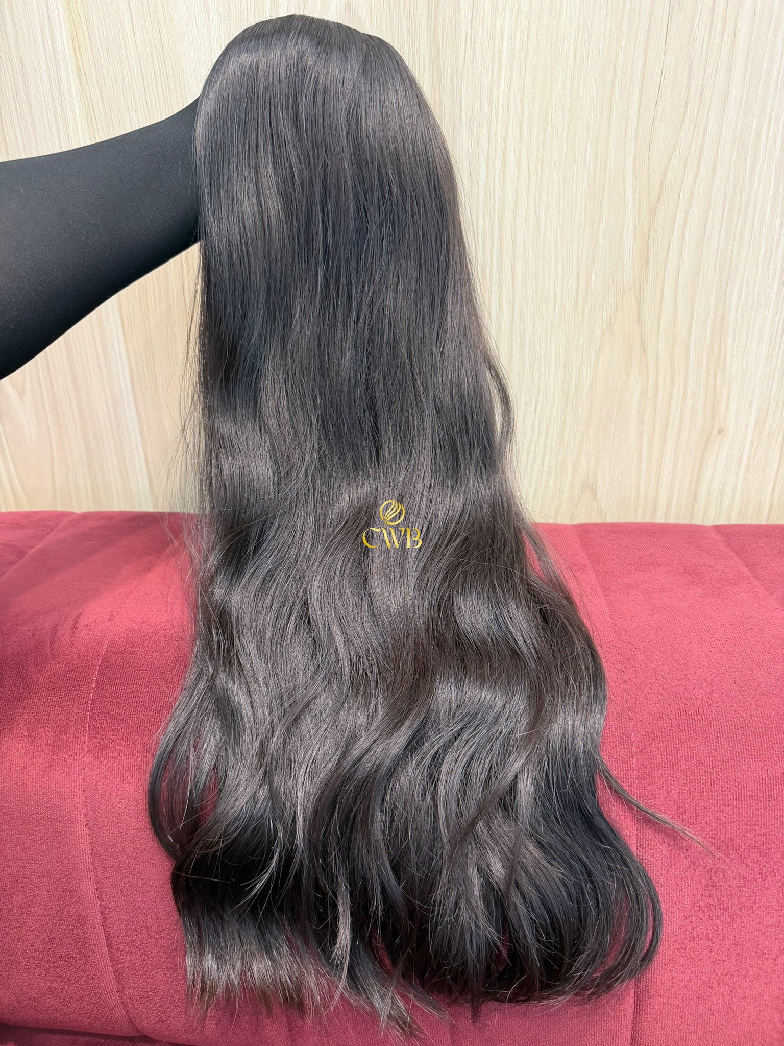 Cabelo Castanho Natural Médio 67cm 253g Brasileiro do Sul