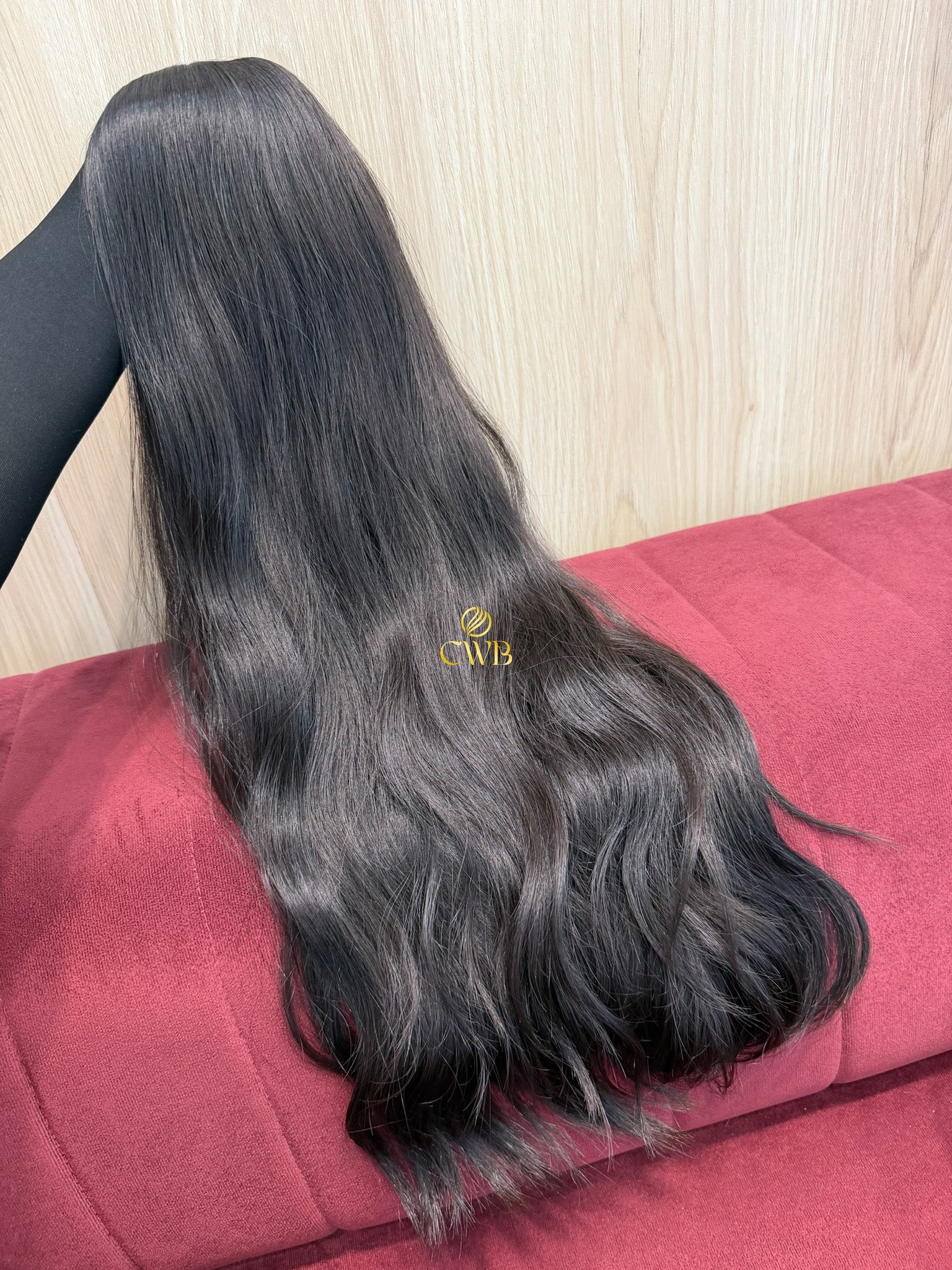 Cabelo Castanho Natural Médio 67cm 253g Brasileiro do Sul