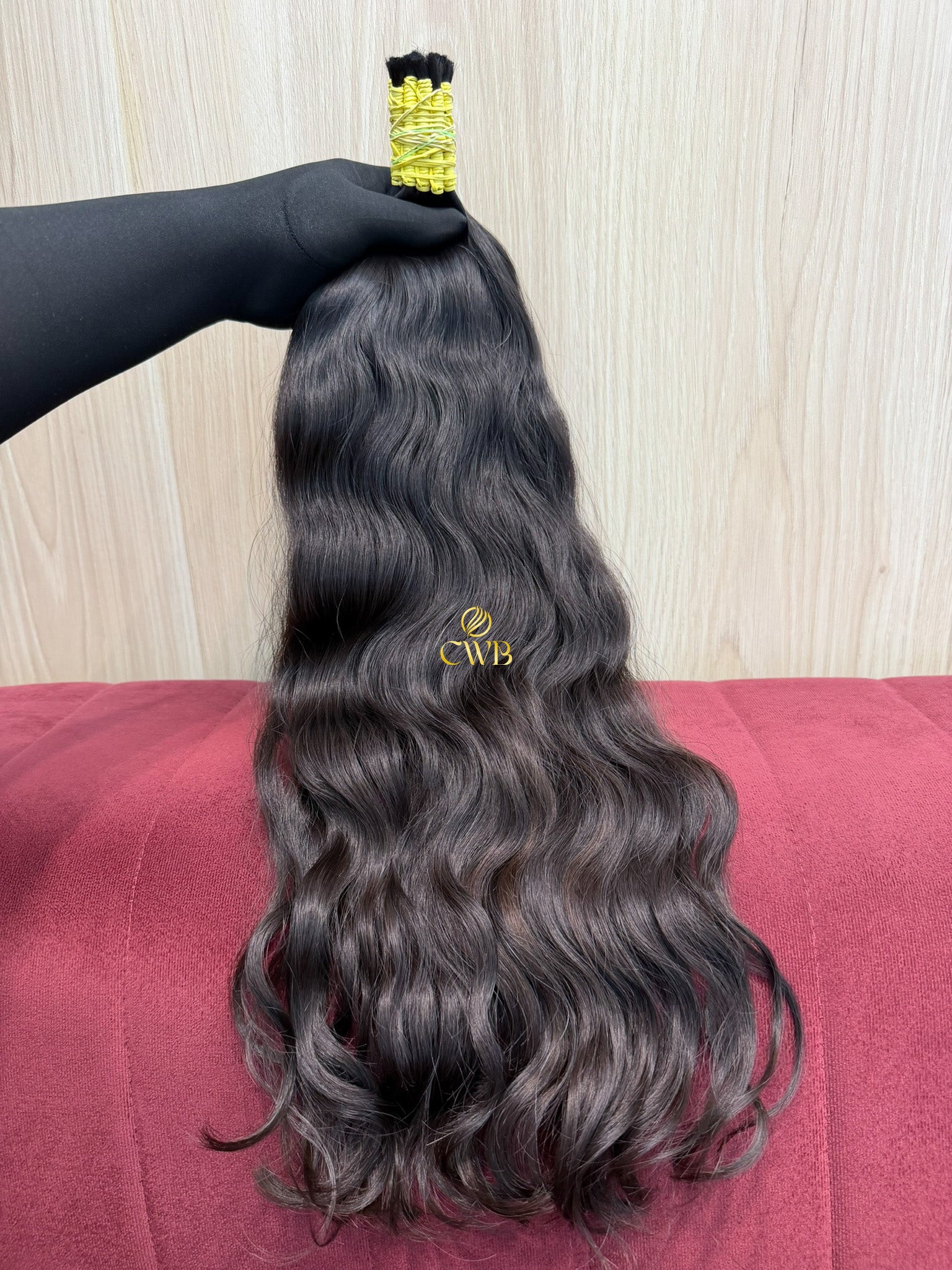 Cabelo Castanho Natural Médio 58cm 191g Brasileiro do Sul