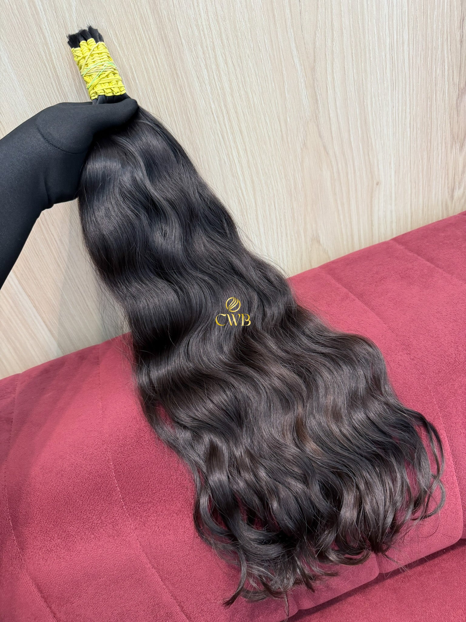 Cabelo Castanho Natural Médio 58cm 191g Brasileiro do Sul