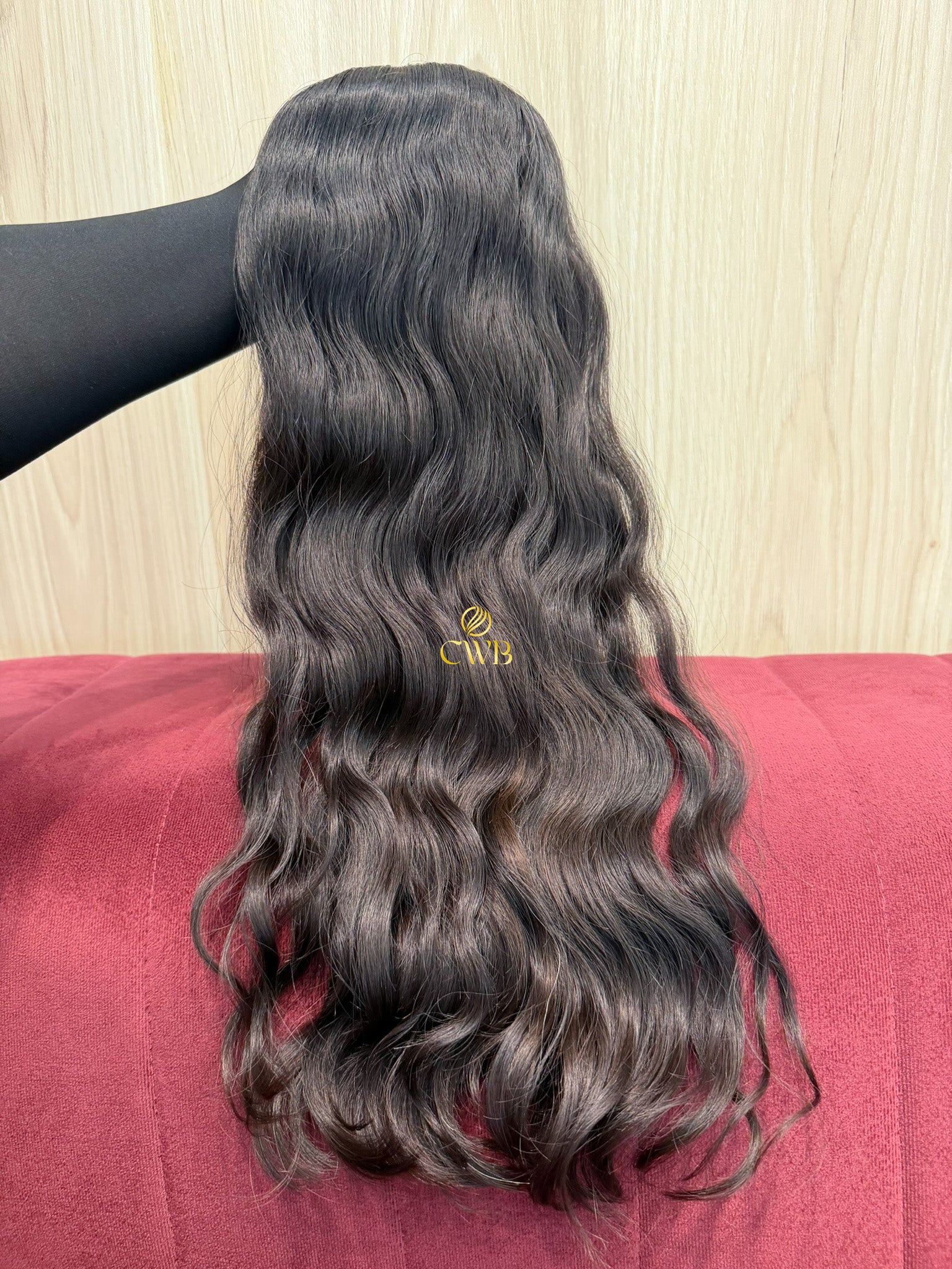 Cabelo Castanho Natural Médio 58cm 191g Brasileiro do Sul