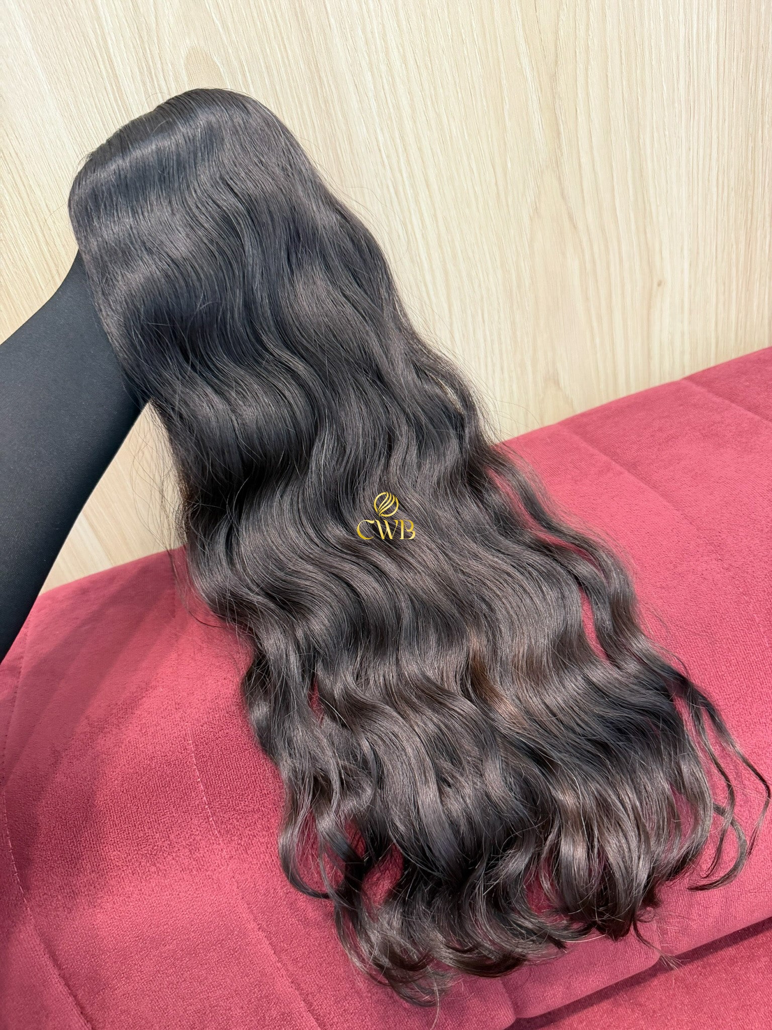 Cabelo Castanho Natural Médio 58cm 191g Brasileiro do Sul