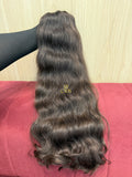 Cabelo Castanho Natural Médio 59cm 167g Brasileiro do Sul