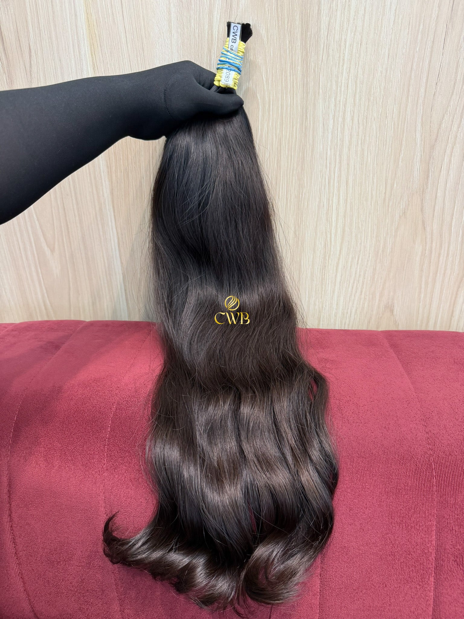 Cabelo Castanho Natural Médio 66cm 136g Brasileiro do Sul