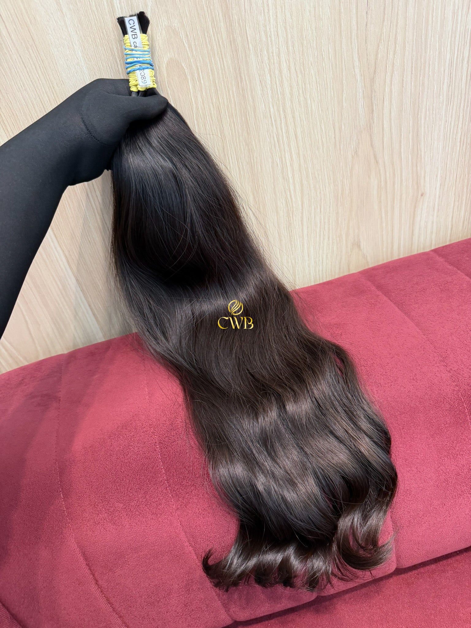 Cabelo Castanho Natural Médio 66cm 136g Brasileiro do Sul