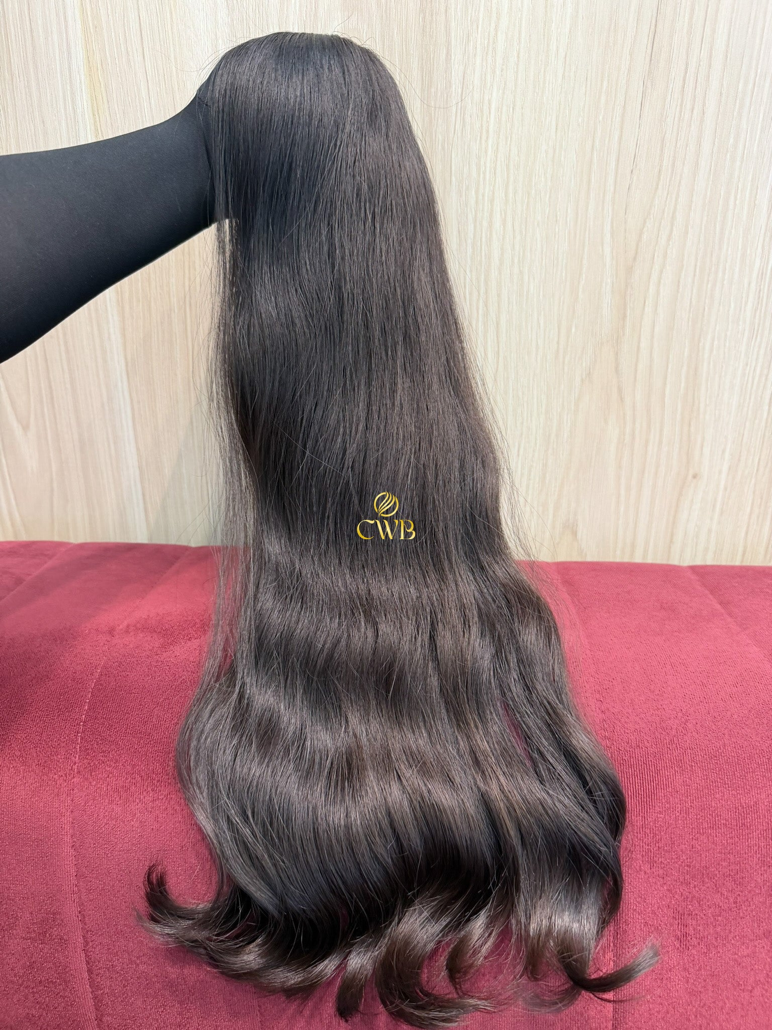 Cabelo Castanho Natural Médio 66cm 136g Brasileiro do Sul