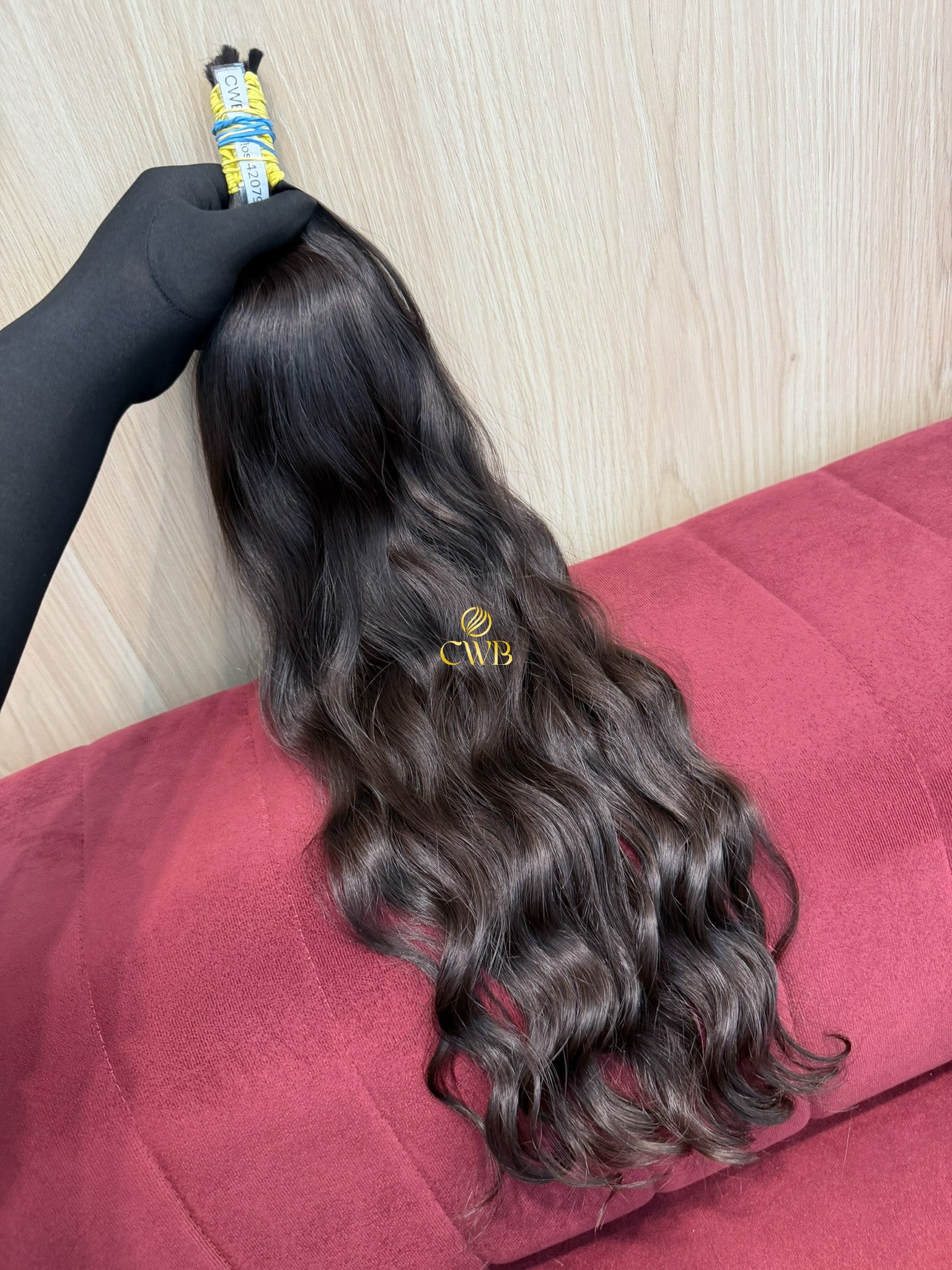 Cabelo Castanho Natural Médio 62cm 115g Brasileiro do Sul