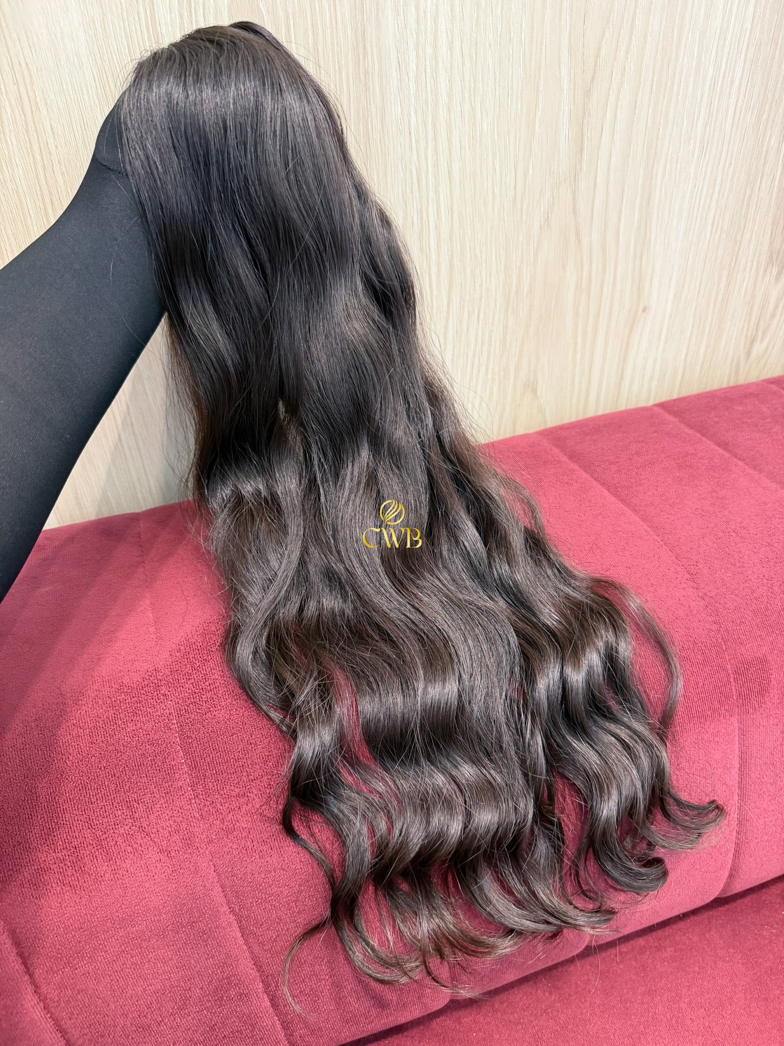 Cabelo Castanho Natural Médio 62cm 115g Brasileiro do Sul