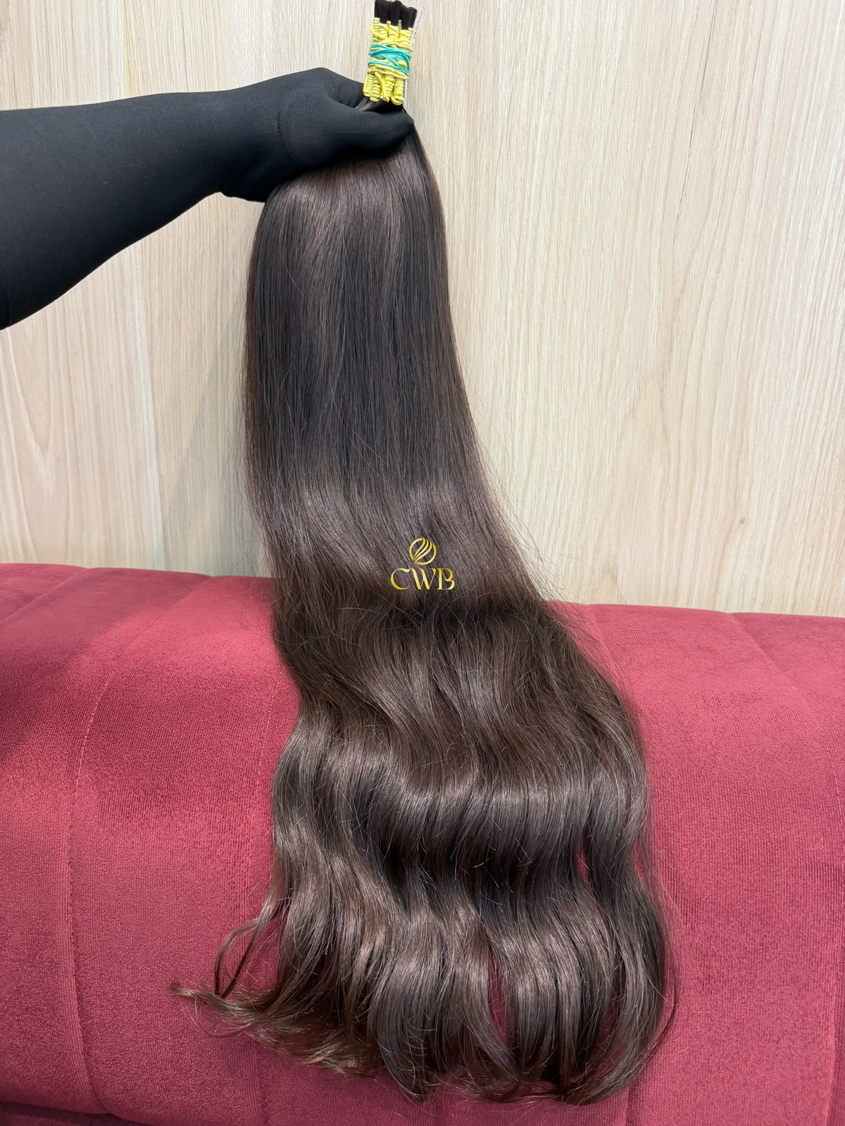Cabelo Castanho Natural Claro 75cm 160g Brasileiro do Sul