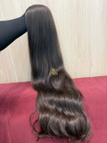 Cabelo Castanho Natural Claro 75cm 160g Brasileiro do Sul