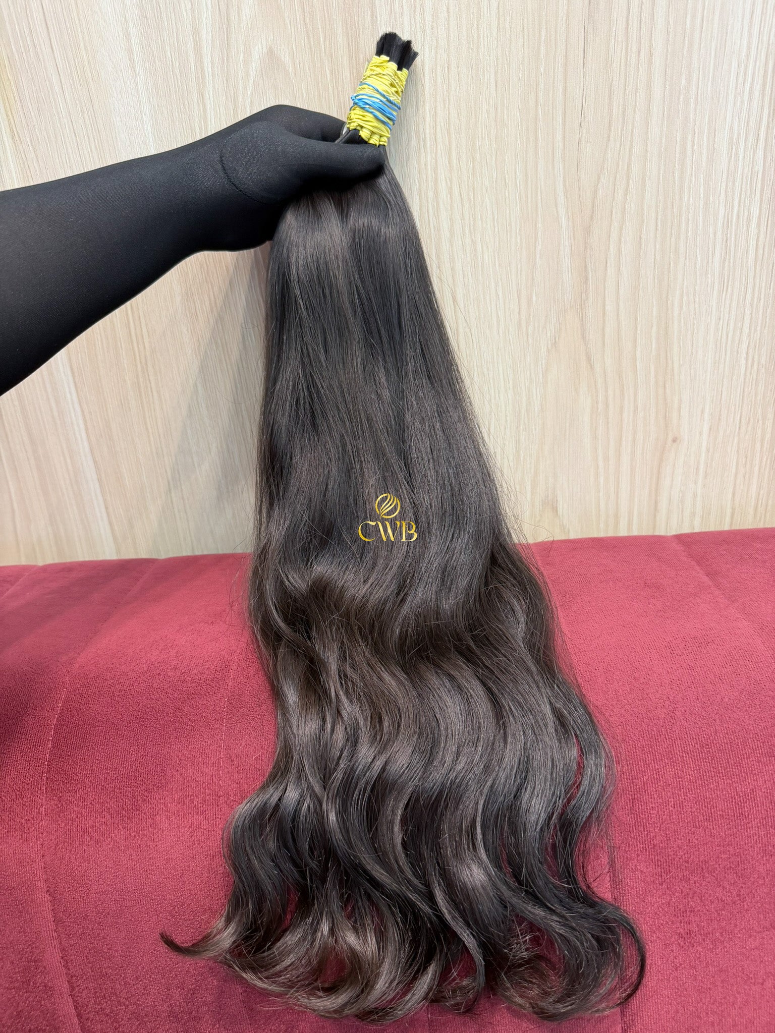 Cabelo Castanho Natural Médio 60cm 134g Brasileiro do Sul
