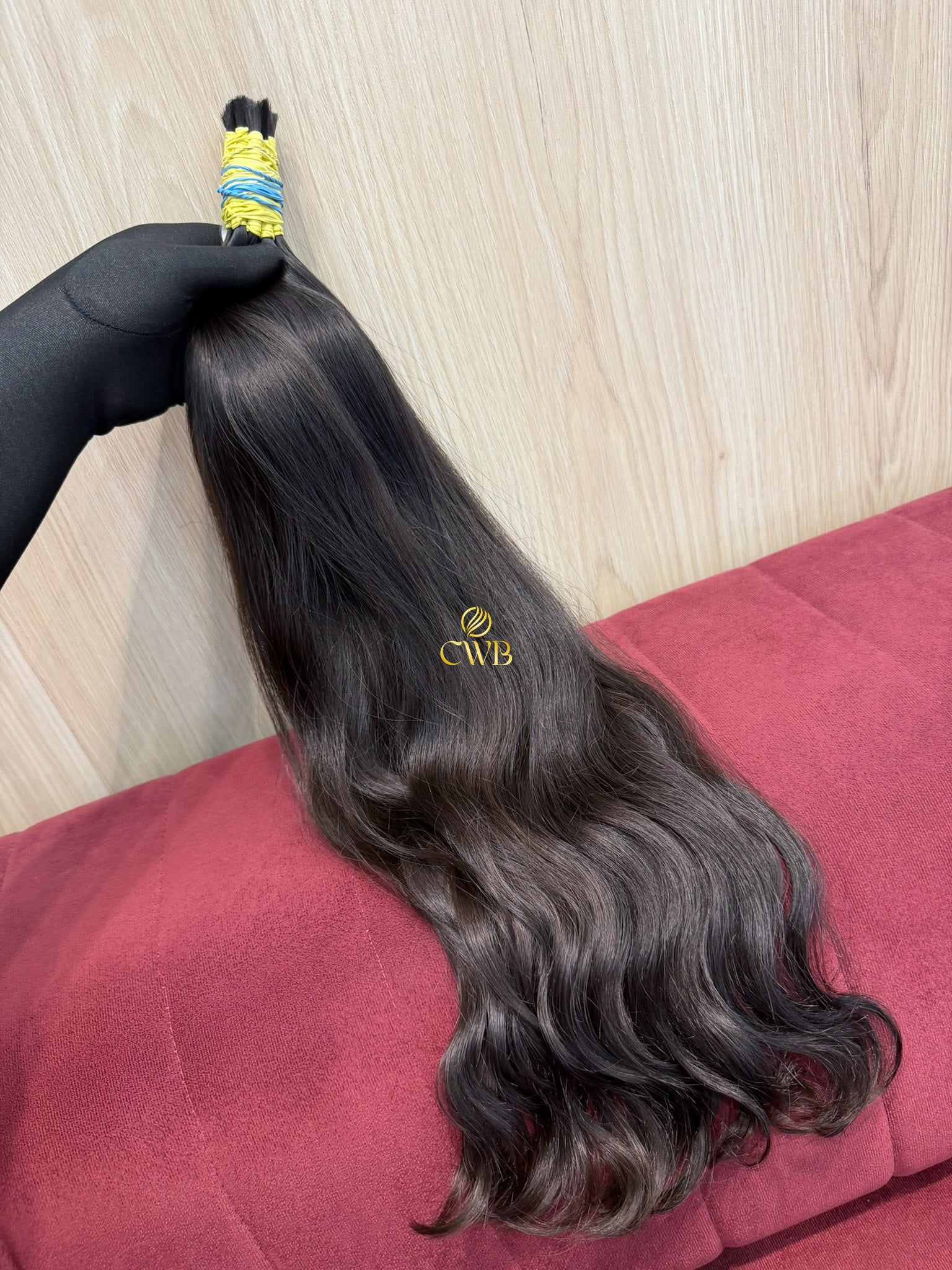 Cabelo Castanho Natural Médio 60cm 134g Brasileiro do Sul