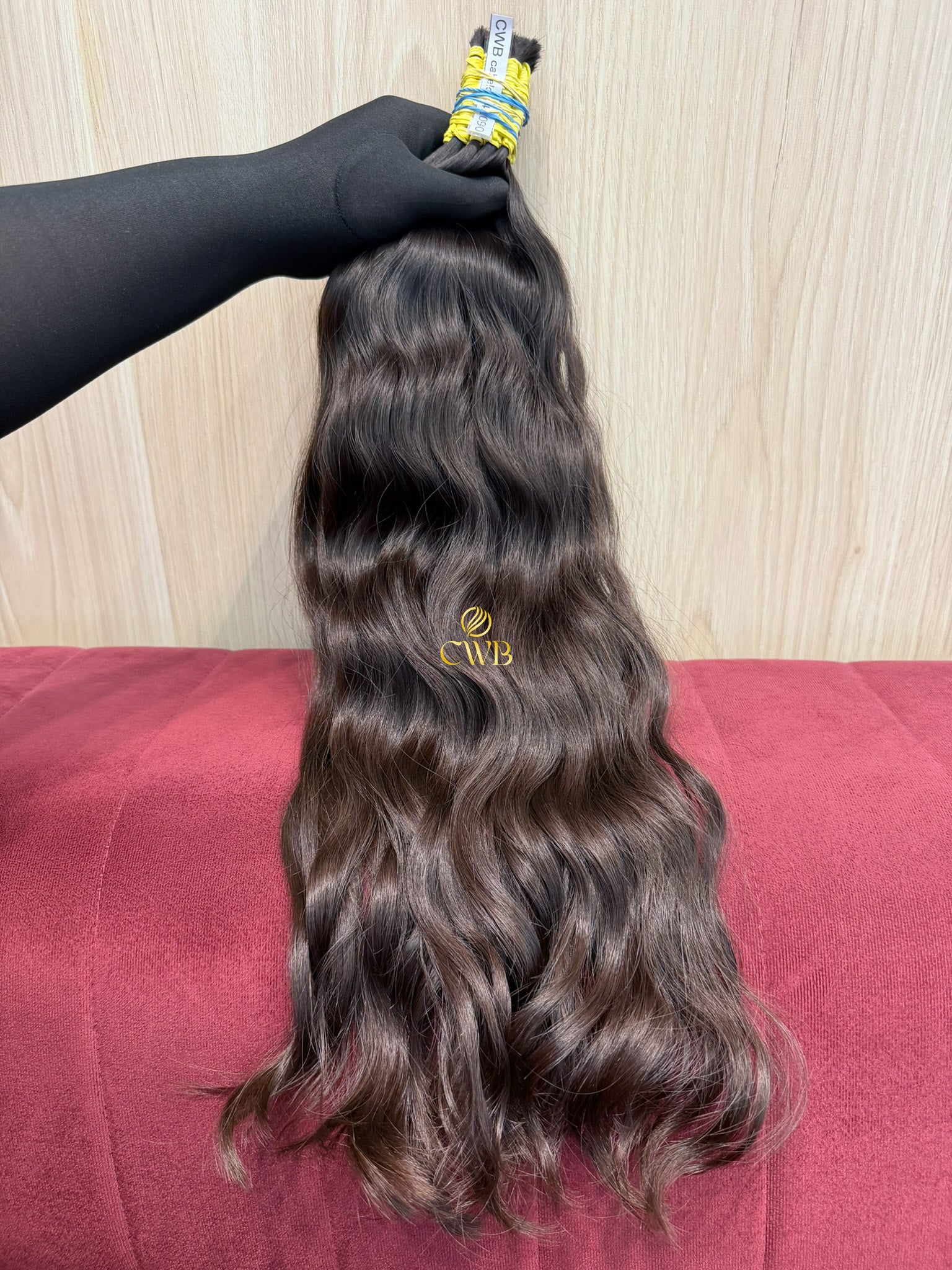 Cabelo Castanho Natural Médio 60cm 219g Brasileiro do Sul