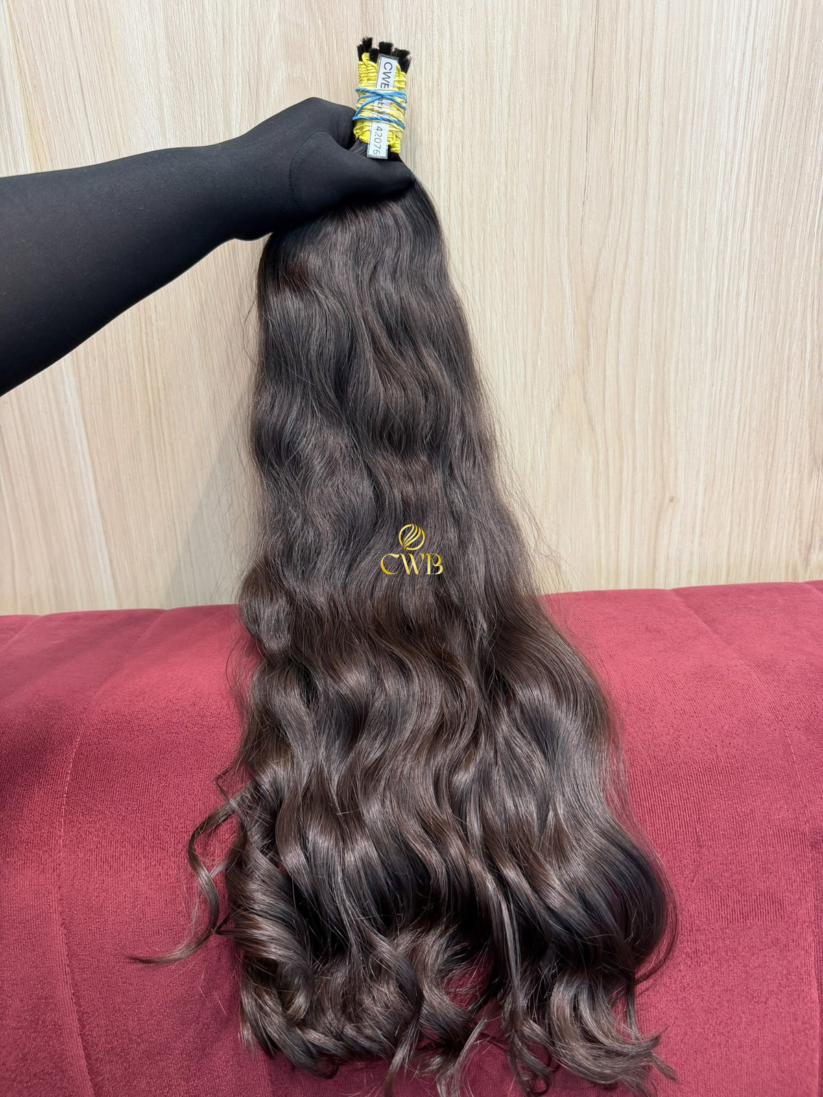 Cabelo Castanho Natural Médio 65cm 229g Brasileiro do Sul