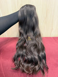 Cabelo Castanho Natural Médio 57cm 123g Brasileiro do Sul