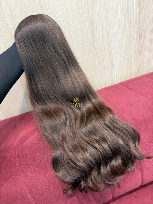 Cabelo Castanho Natural Claro 60cm 210g Brasileiro do Sul