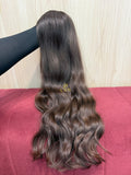 Cabelo Castanho Natural Médio 62cm 121g Brasileiro do Sul