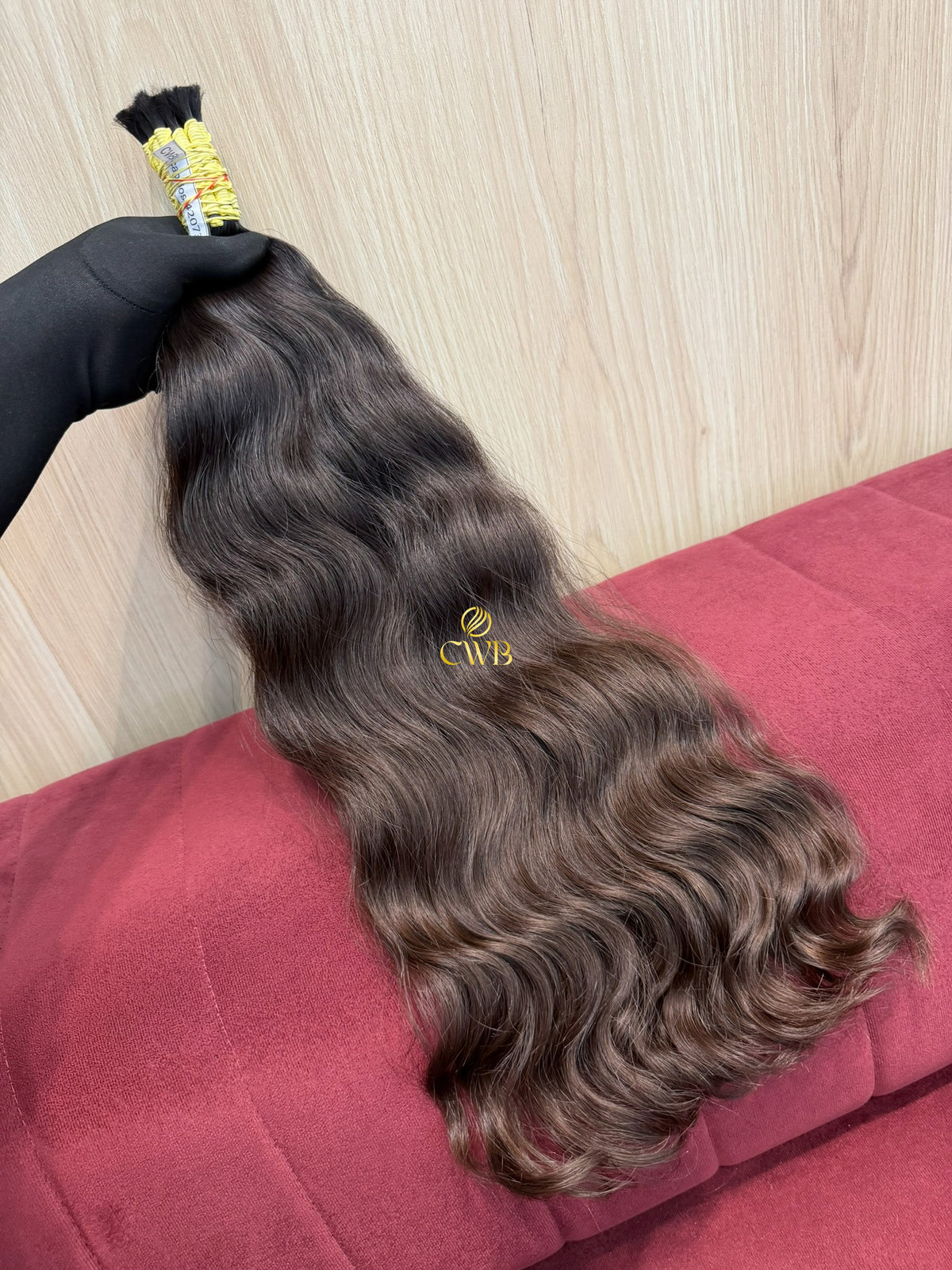 Cabelo Castanho Natural Médio 59cm 171g Brasileiro do Sul