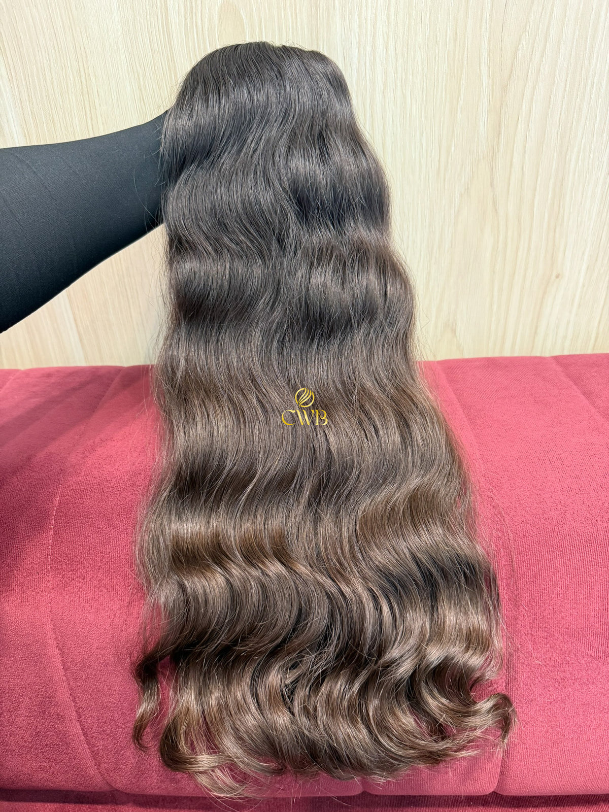 Cabelo Castanho Natural Médio 59cm 171g Brasileiro do Sul