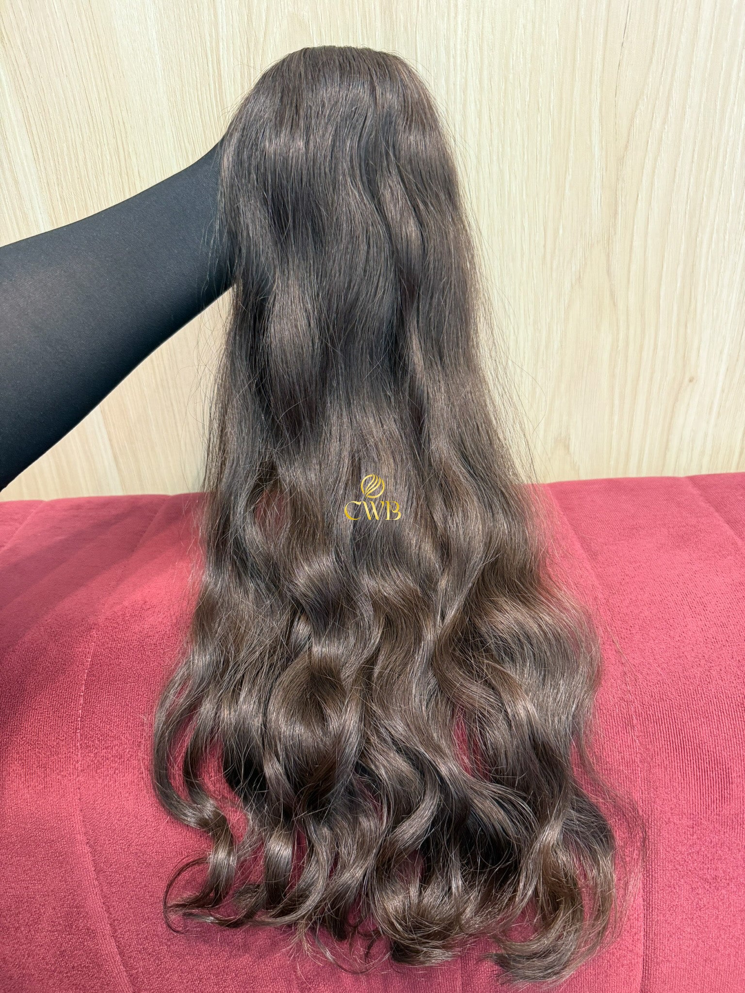 Cabelo Castanho Natural Claro 60cm 114g Brasileiro do Sul