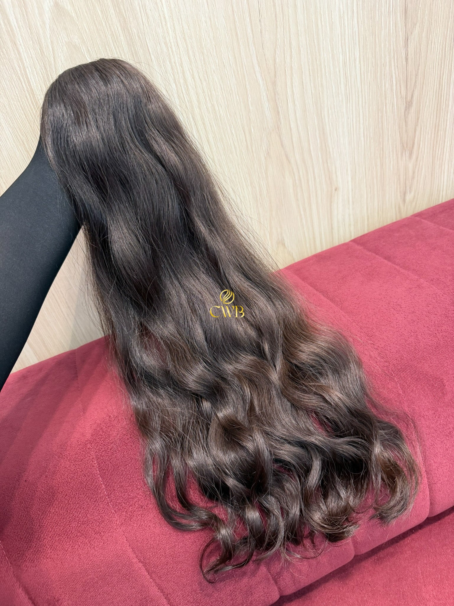 Cabelo Castanho Natural Claro 60cm 114g Brasileiro do Sul