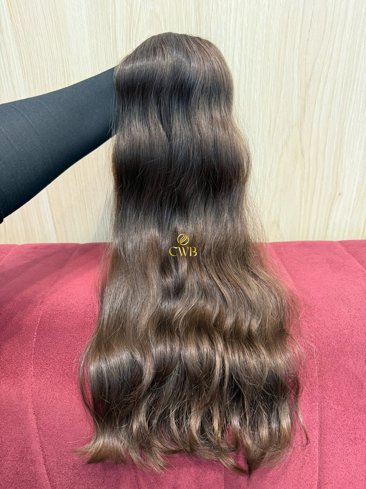Cabelo Castanho Natural Claro 59cm 131g Brasileiro do Sul