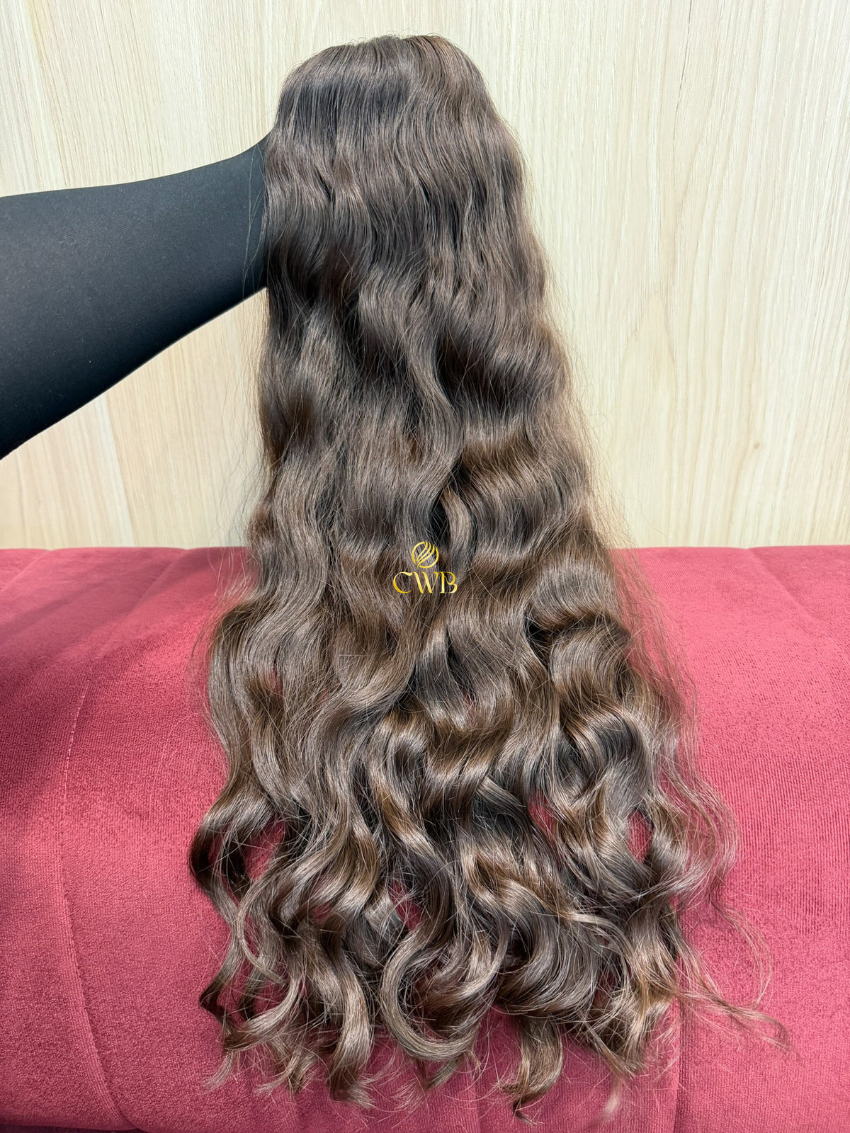 Cabelo Castanho Natural Claro 64cm 163g Brasileiro do Sul