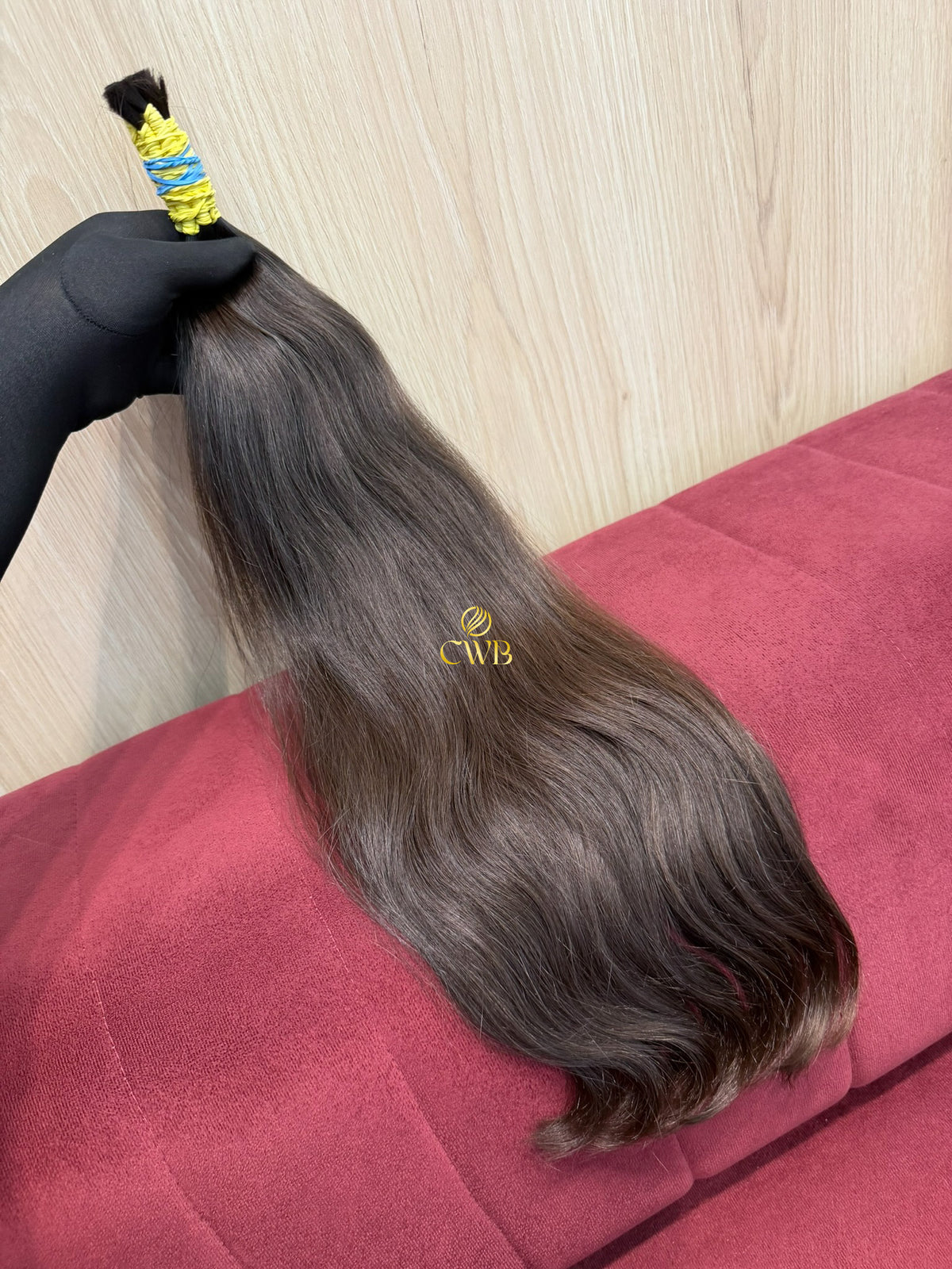 Cabelo Castanho Natural Claro 60cm 88g Brasileiro do Sul