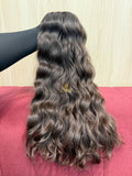 Cabelo Castanho Natural Claro 55cm 196g Brasileiro do Sul