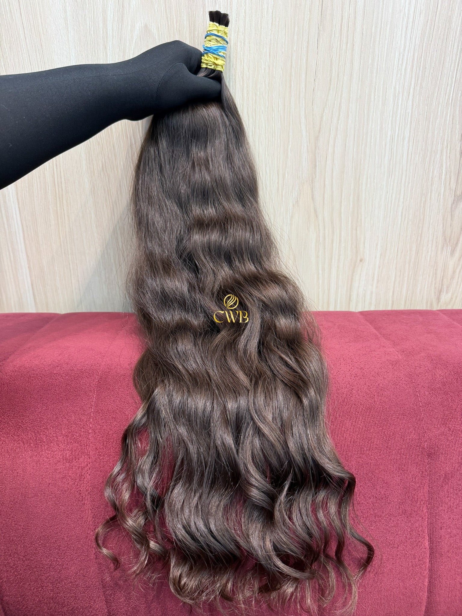 Cabelo Castanho Natural Claro 65cm 135g Brasileiro do Sul