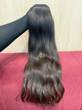 Cabelo Castanho Natural Médio 61cm 117g Brasileiro do Sul