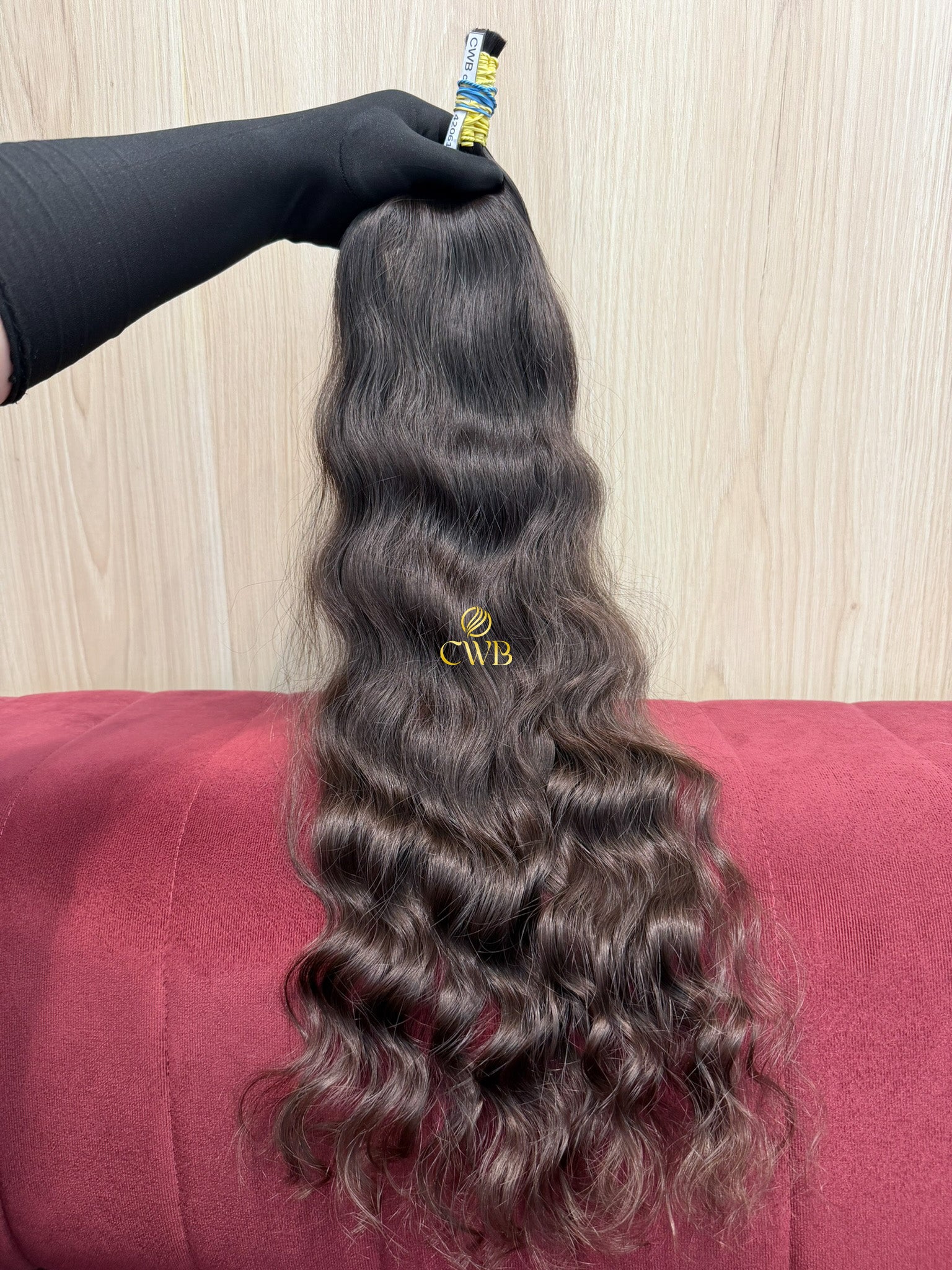Cabelo Castanho Natural Claro 64cm 83g Brasileiro do Sul