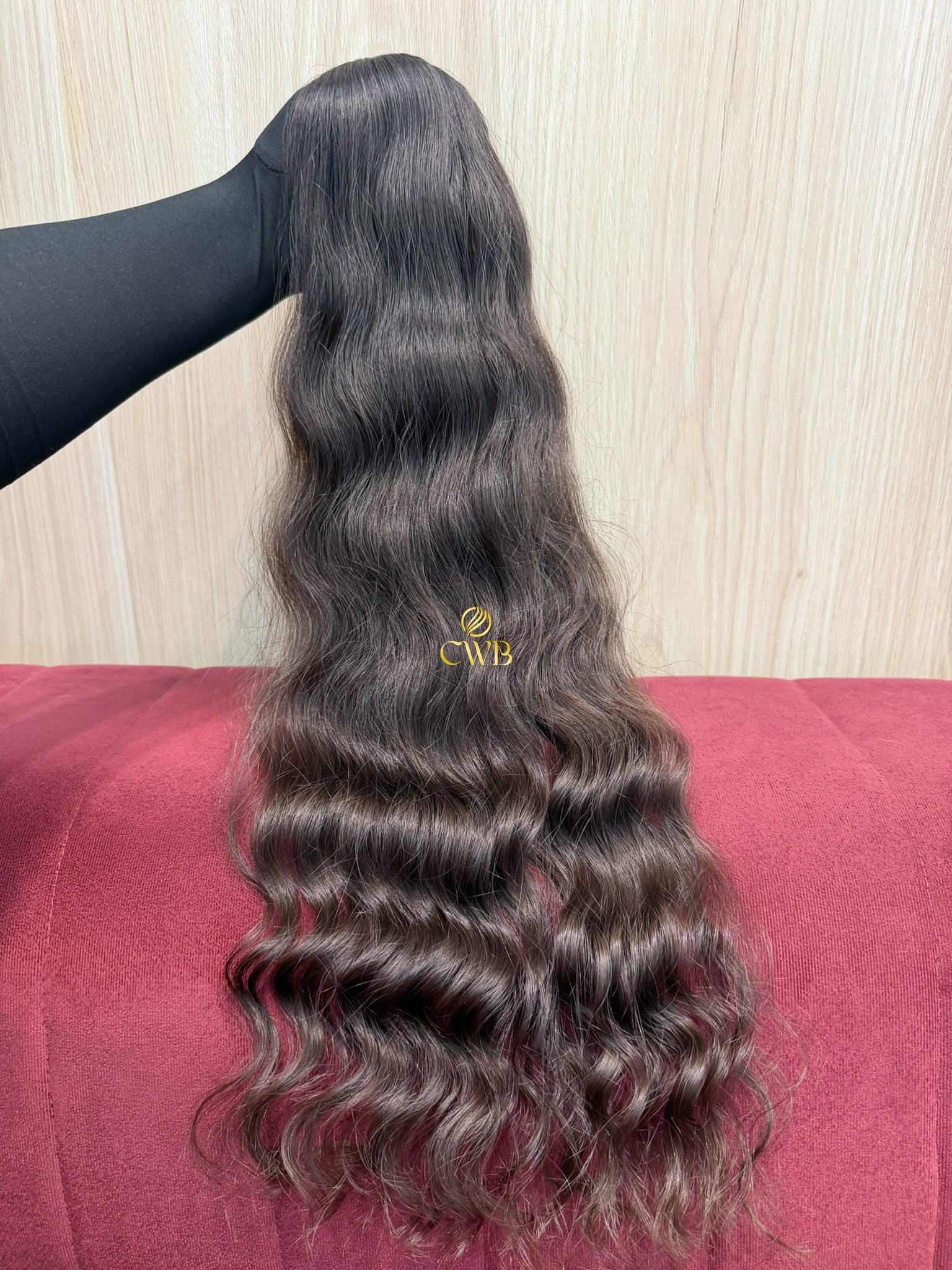 Cabelo Castanho Natural Claro 64cm 83g Brasileiro do Sul