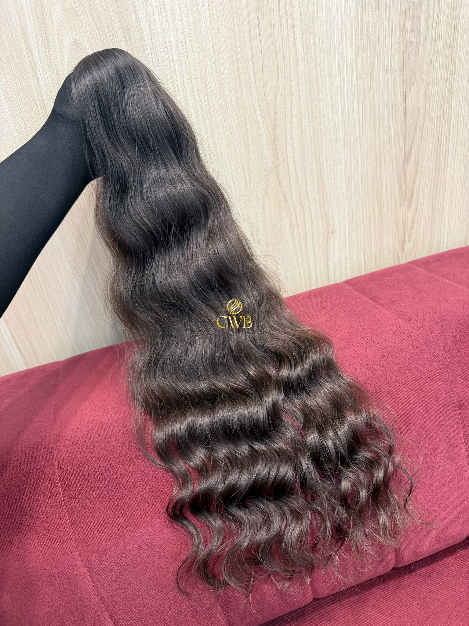 Cabelo Castanho Natural Claro 64cm 83g Brasileiro do Sul