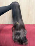Cabelo Castanho Natural Médio 70cm 114g Brasileiro do Sul
