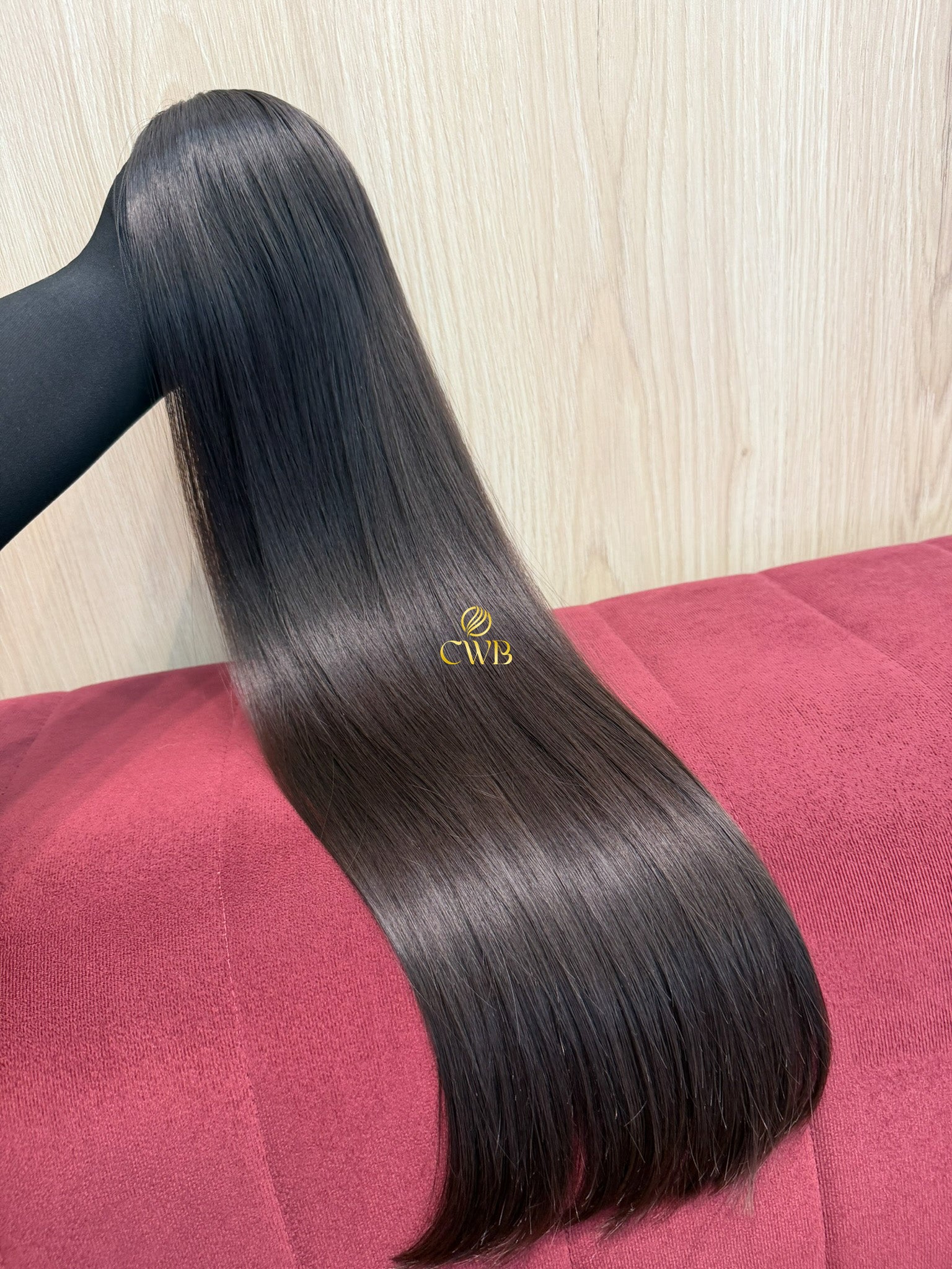 Cabelo Castanho Natural Claro 62cm 98g Brasileiro do Sul
