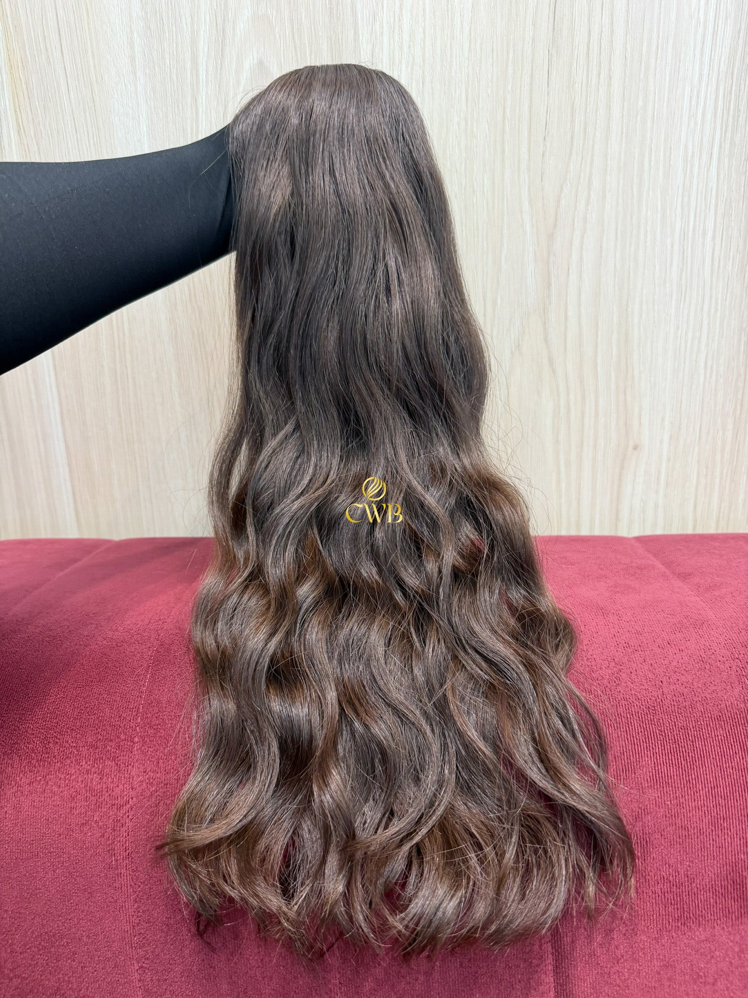 Cabelo Castanho Natural Claro 57cm 114g Brasileiro do Sul