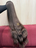 Cabelo Castanho Natural Claro 85cm 127g Brasileiro do Sul