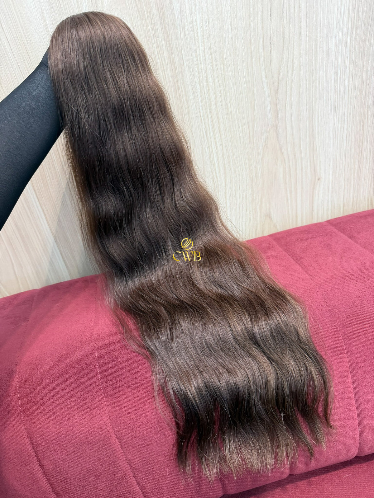 Cabelo Castanho Natural Claro 71cm 119g Brasileiro do Sul
