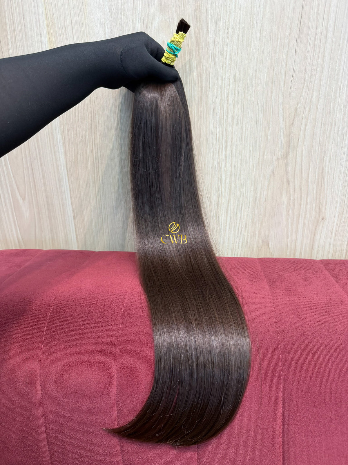 Cabelo Castanho Natural Claro 70cm 54g Brasileiro do Sul