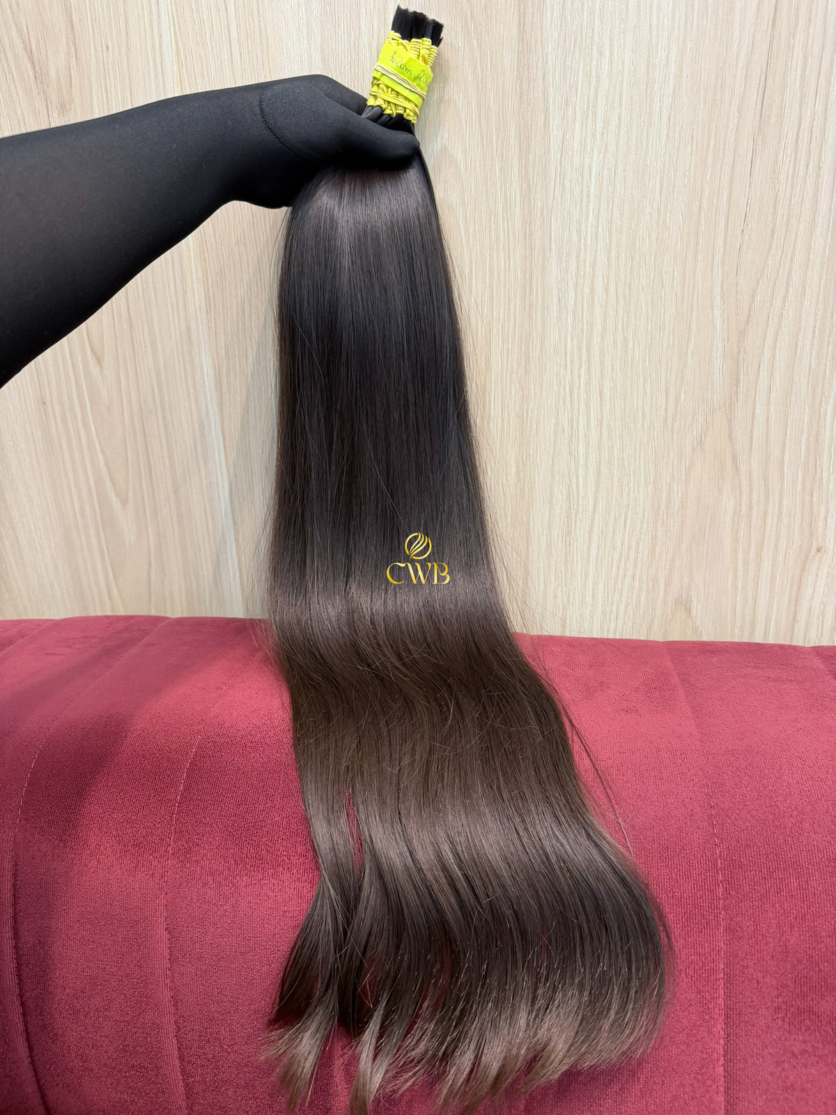 Cabelo Castanho Natural Claro 72cm 235g Brasileiro do Sul